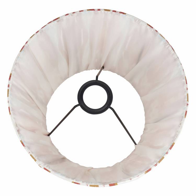 Pacific Izara cinnamon Ikat mushroom pleat lampshade 30cm (British brand)