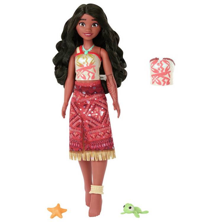 Disney Moana 2 swimming fashion doll colour-change bodice, imported from the UK