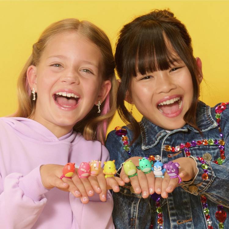 Squish-a-longs collectible toy pack of 14 - British product