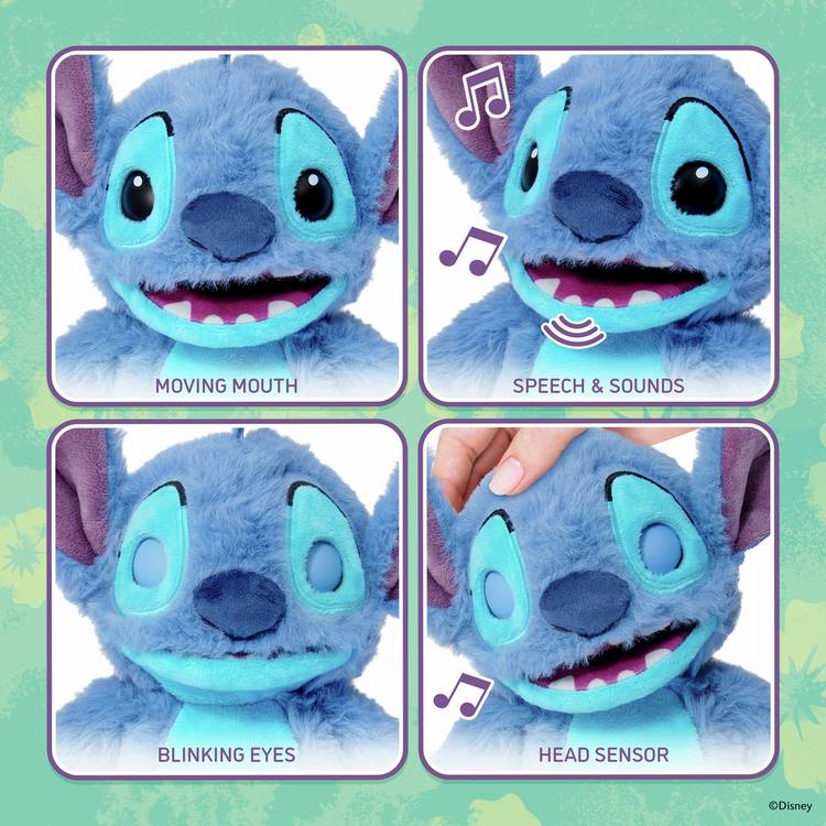 WOW! Stuff Disney Stitch Palm Puppetronic interactive puppet (British brand)