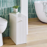 Argos Home toilet roll holder with storage unit white (British brand)