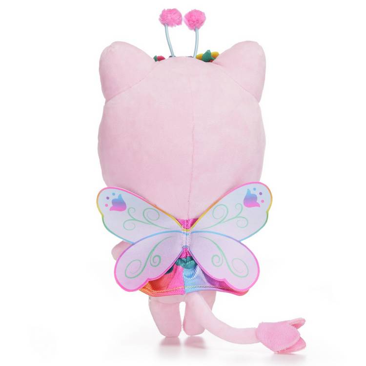Gabby's Dollhouse Rainbow Fairy Kitty soft toy 10 inch, UK version