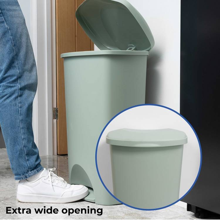 Addis pedal bin Lilypad Green 50 litre - British product