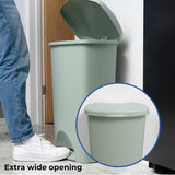 Addis pedal bin Lilypad Green 50 litre - British product