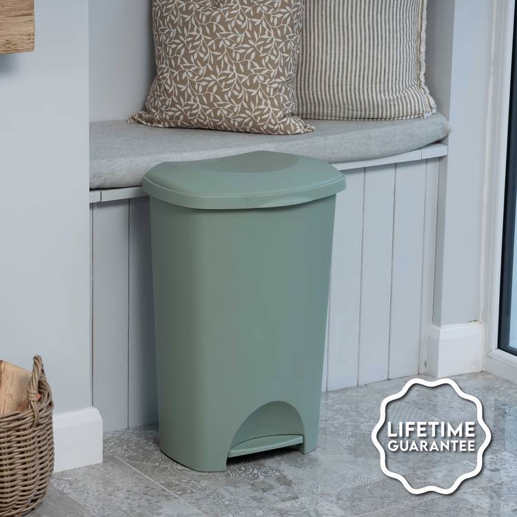 Addis pedal bin Lilypad Green 50 litre - British product