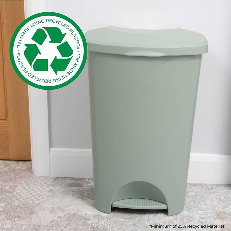 Addis pedal bin Lilypad Green 50 litre - British product