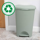 Addis pedal bin Lilypad Green 50 litre - British product