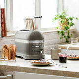 KitchenAid Artisan 2 Slice Toaster Silver - British product