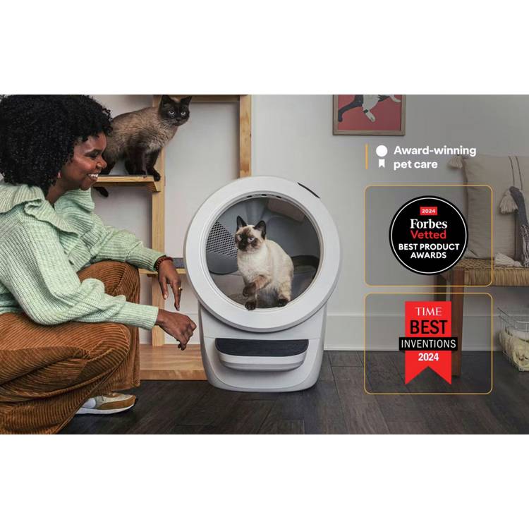 Litter Robot 4 automatic cat litter tray white - British product