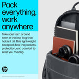 HP laptop backpack black and grey 15.6 inch - British product