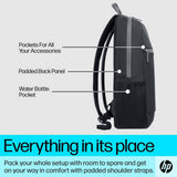 HP laptop backpack black and grey 15.6 inch - British product