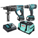 Argos Makita 5Ah 18V Cordless Drill & Hammer 2-Piece Combo Kit- Buy online at McGrocer