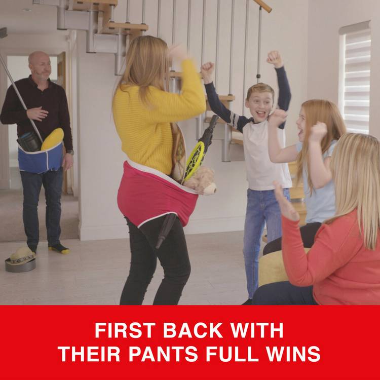Fill Your Pants scavenger hunt party game for kids and adults, UK version