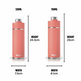 Ninja travel bottle coral 700ml, UK version