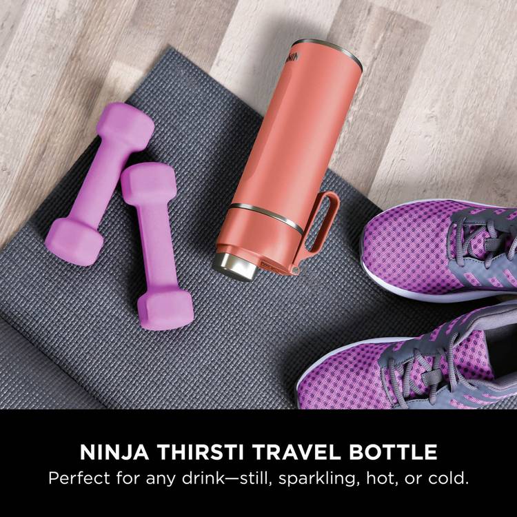 Ninja travel bottle coral 700ml, UK version