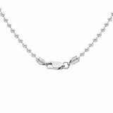 Revere sterling silver personalised dog tag necklace 51cm - British product