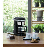 KitchenAid drip filter coffee machine black 12-cup, UK version