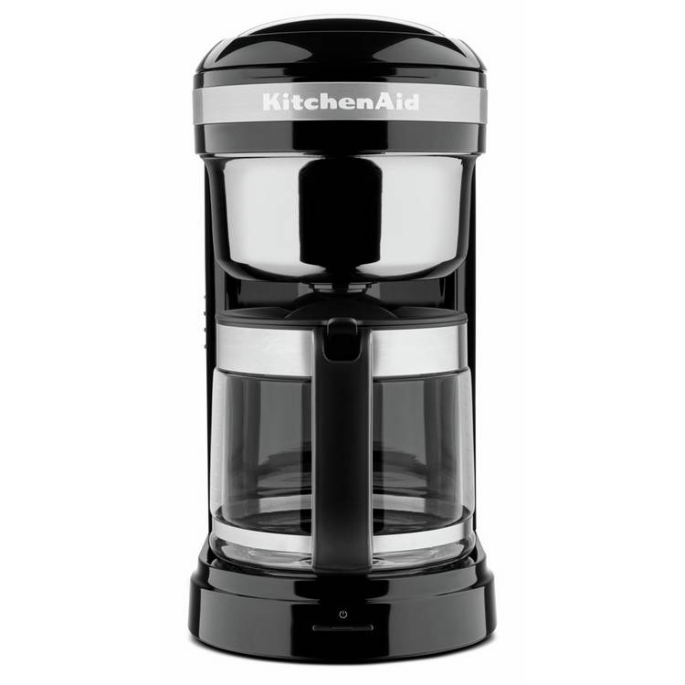 KitchenAid drip filter coffee machine black 12-cup, UK version