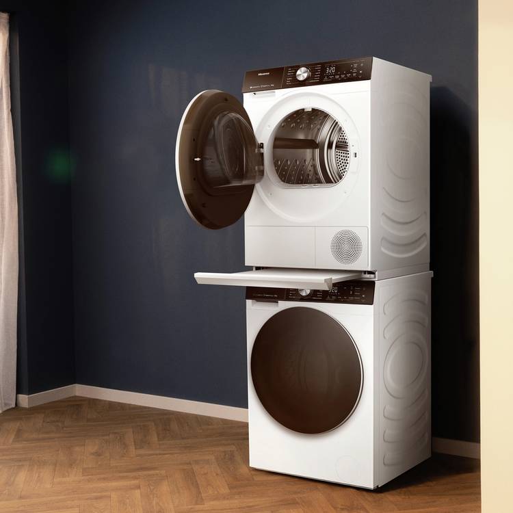 Hisense laundry stacking kit white, imported from the UK