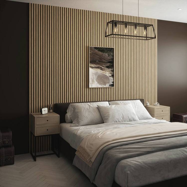 Kraus wall panel natural oak veneer 2.4m imported from the UK
