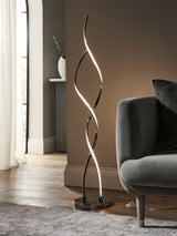 Next Chrome Callie LED Floor Lamp- Buy online at McGrocer