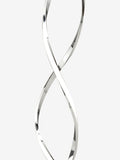 Callie LED floor lamp in chrome finish, UK version