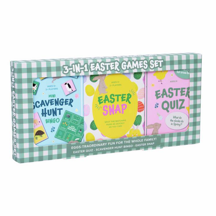 Professor Puzzle 3 in 1 Easter Games Set - British product