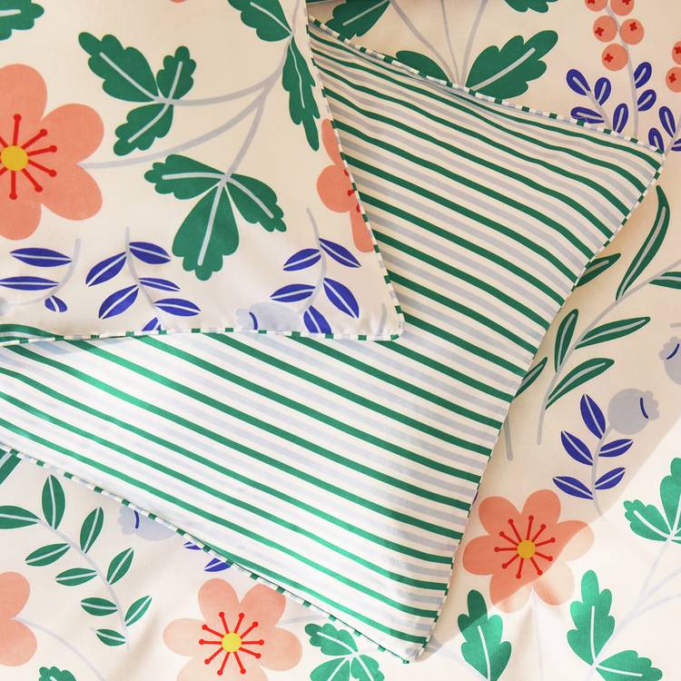 Habitat floral bedding set single, imported from the UK