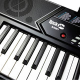 RockJam 61-key keyboard piano with stand and stool, UK version