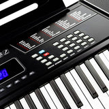 RockJam 61-key keyboard piano with stand and stool, UK version
