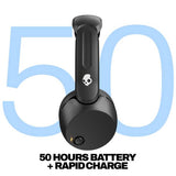 Skullcandy on-ear wireless headphones True Black (British brand)