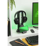 Xbox headphone stand black RGB lighting USB-C, UK version