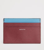 Paul Smith leather card holder with Signature Stripe lining (British brand)