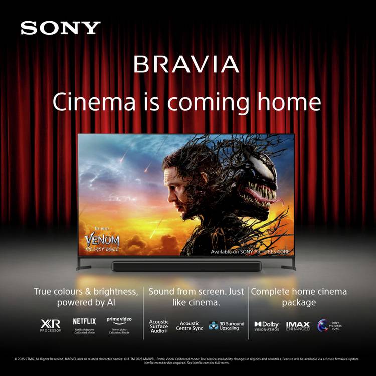 Sony Bravia 8A 55Inch OLED 4K TV, UK version