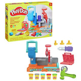 Play-Doh Stamp and Saw Tool Bench with 5 tubs - British product