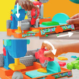 Play-Doh Stamp and Saw Tool Bench with 5 tubs - British product