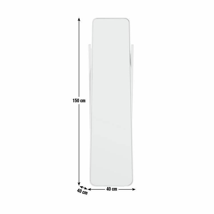 Habitat wooden freestanding mirror with ladder stand 150x40cm, UK version