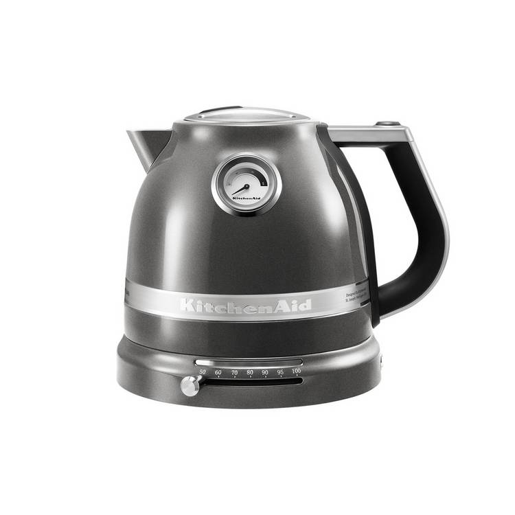 KitchenAid Artisan Kettle Medallion Silver 1.5L - British product