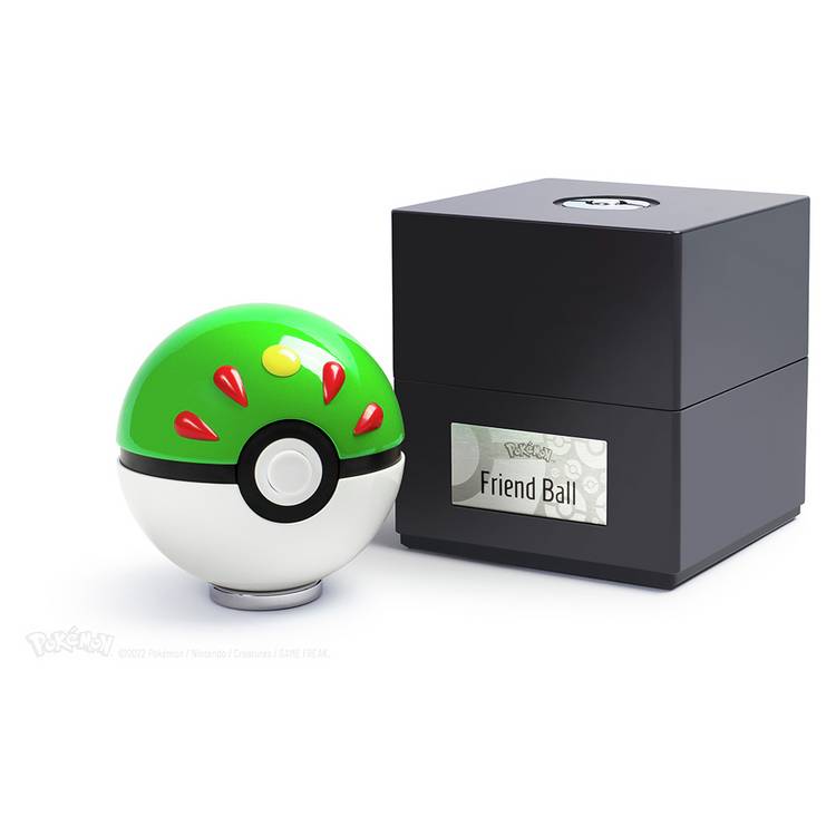 The Wand Company Pokémon Friend Ball die-cast replica, imported from the UK