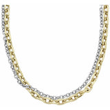 Armani Exchange men's double chain necklace 50cm (British brand)