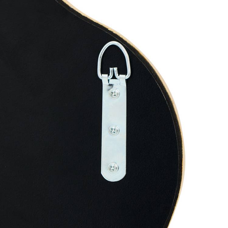 Habitat gold wavy round mirror 60cm, imported from the UK
