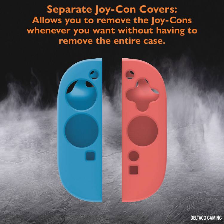 Deltaco silicone back case and Joy-Con covers for Switch 2, imported from the UK