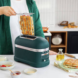 KitchenAid Artisan 2 Slice Toaster Pebbled Palm, imported from the UK