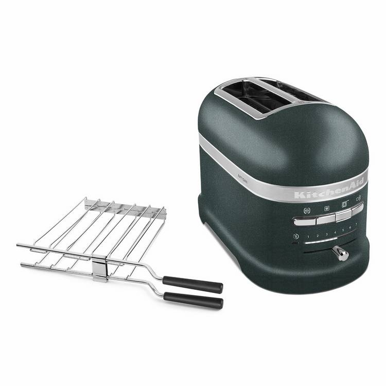 KitchenAid Artisan 2 Slice Toaster Pebbled Palm, imported from the UK