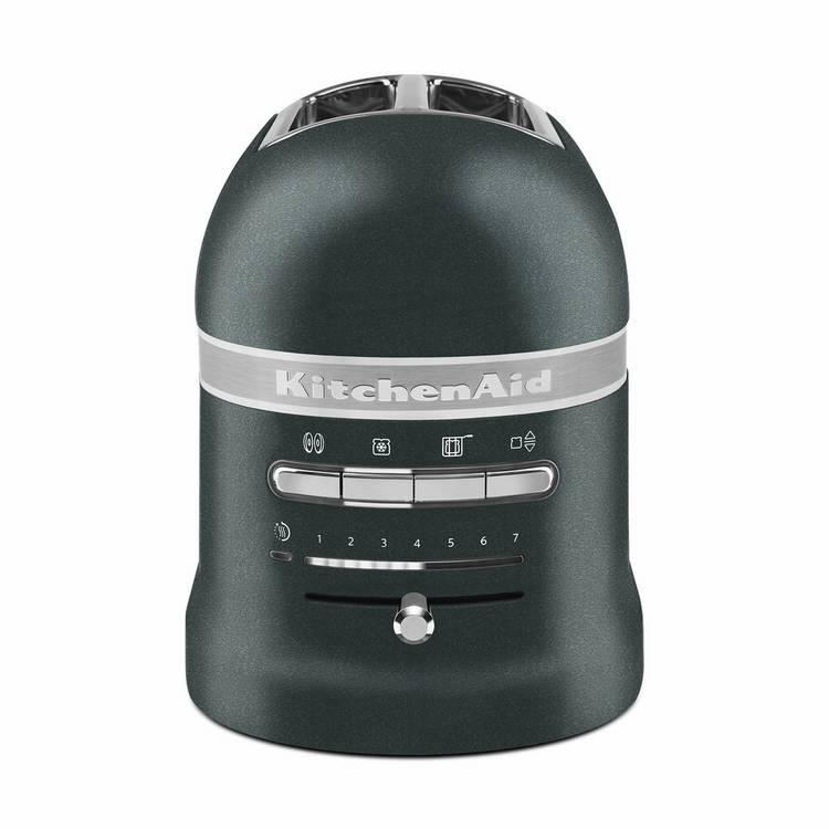 KitchenAid Artisan 2 Slice Toaster Pebbled Palm, imported from the UK