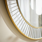 Argos Home gold mosaic round wall mirror 80cm - British product