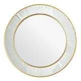 Argos Home gold mosaic round wall mirror 80cm - British product