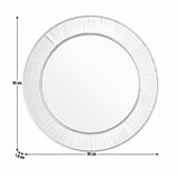 Argos Home gold mosaic round wall mirror 80cm - British product