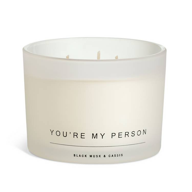 Argos Home You're My Person large candle, UK version