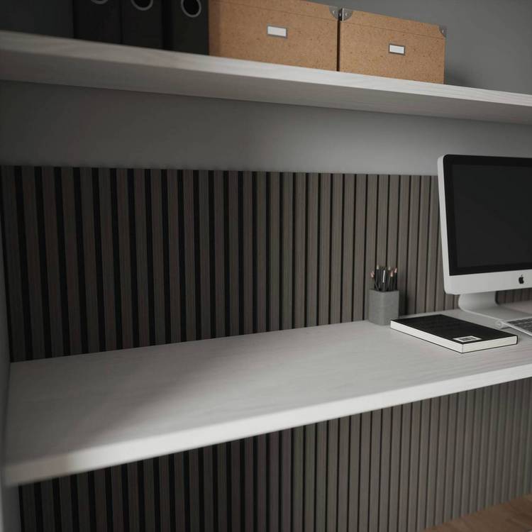 Kraus acoustic wall panel Alder Grey 1.2m, imported from the UK
